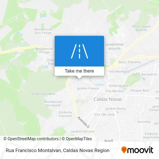 Rua Francisco Montalvan map