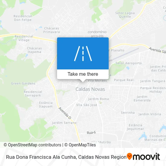 Rua Dona Francisca Ala Cunha map