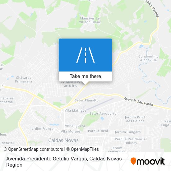 Avenida Presidente Getúlio Vargas map