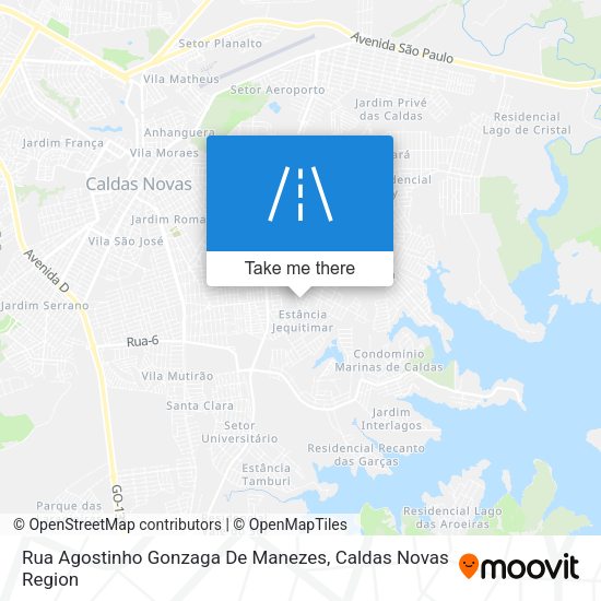 Rua Agostinho Gonzaga De Manezes map