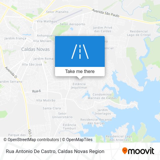 Rua Antonio De Castro map