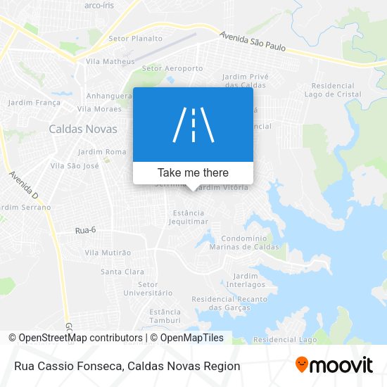 Rua Cassio Fonseca map