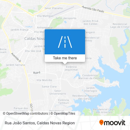 Rua João Santos map