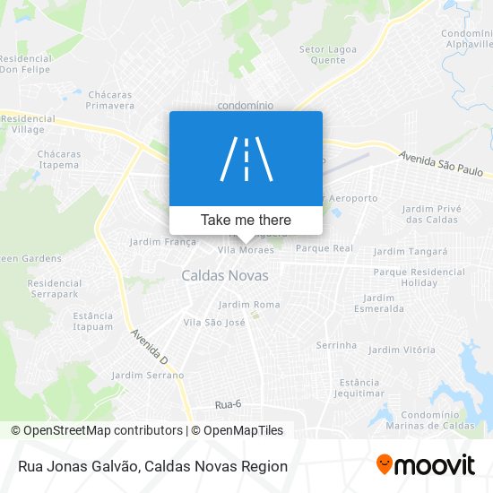 Mapa Rua Jonas Galvão