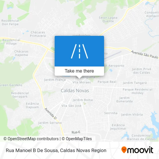 Rua Manoel B De Sousa map