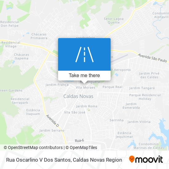 Mapa Rua Oscarlino V Dos Santos