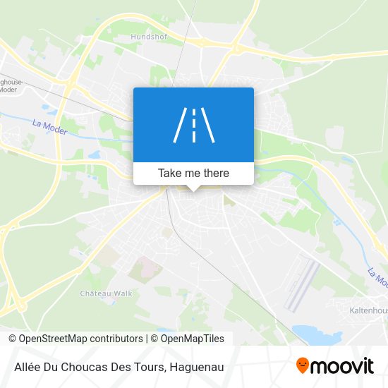 Allée Du Choucas Des Tours map