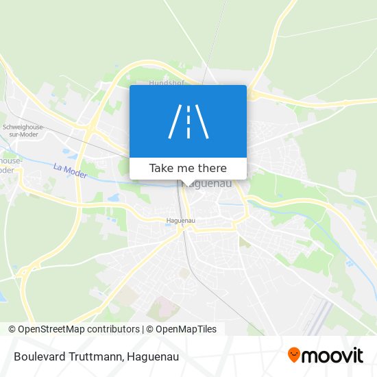 Mapa Boulevard Truttmann