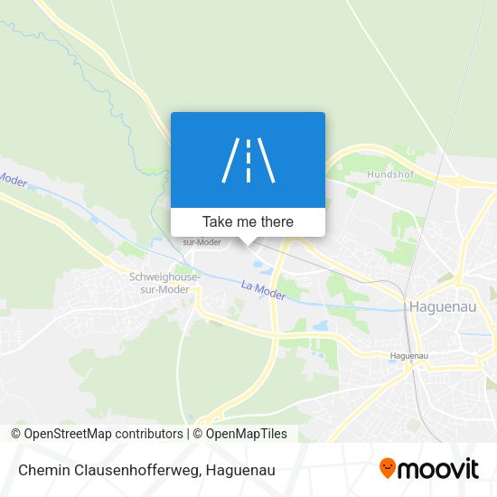 Chemin Clausenhofferweg map