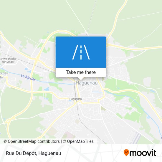 Rue Du Dépôt map