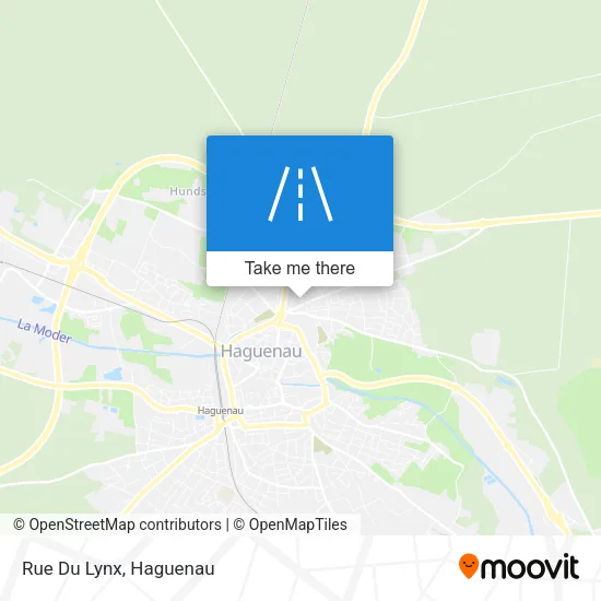 Rue Du Lynx map