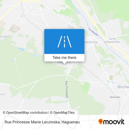 Rue Princesse Marie Leczinska map