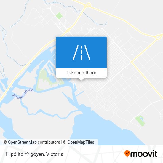 Hipólito Yrigoyen map