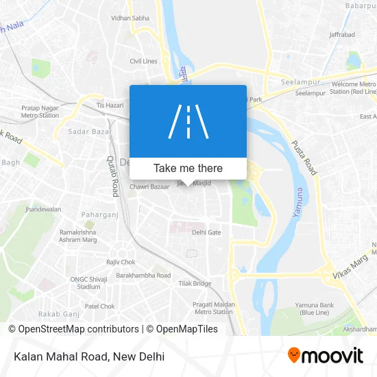 Kalan Mahal Road map