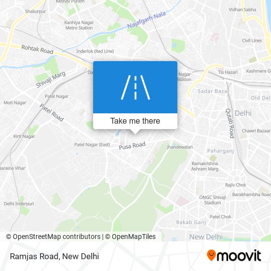 Ramjas Road map