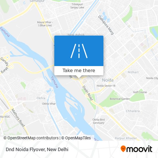 Dnd Noida Flyover map