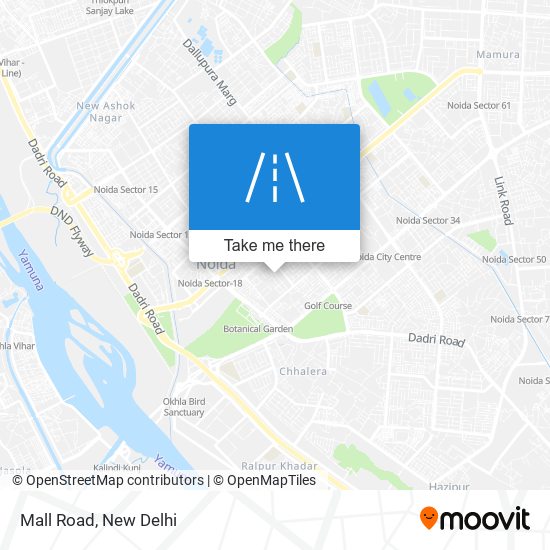 Mall Road map