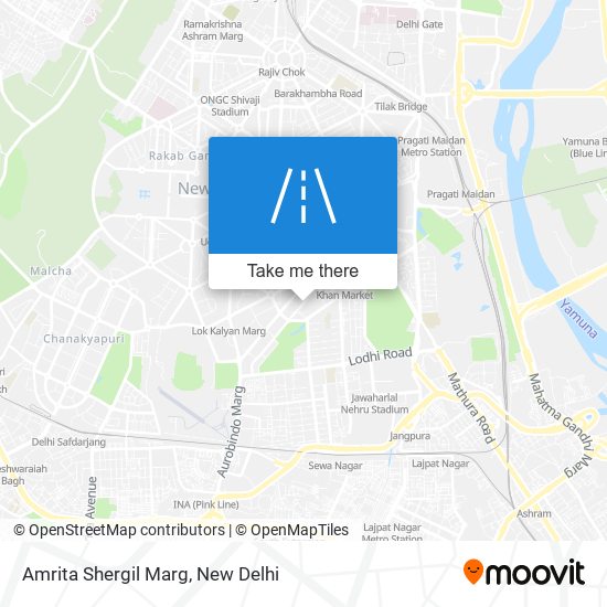 Amrita Shergil Marg map