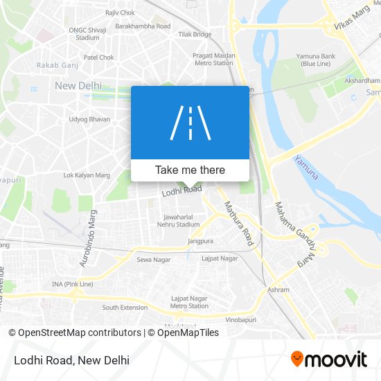 Lodhi Road map