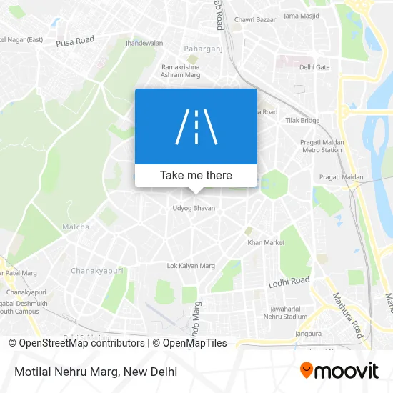 Motilal Nehru Marg map
