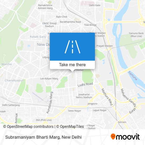 Subramaniyam Bharti Marg map