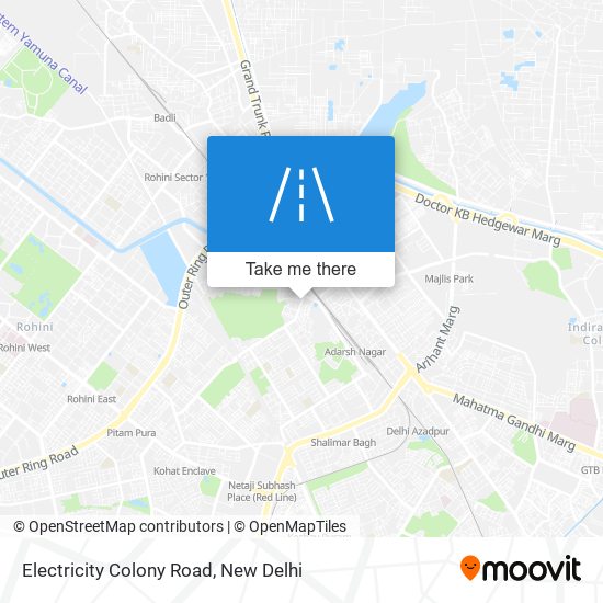 Electricity Colony Road map