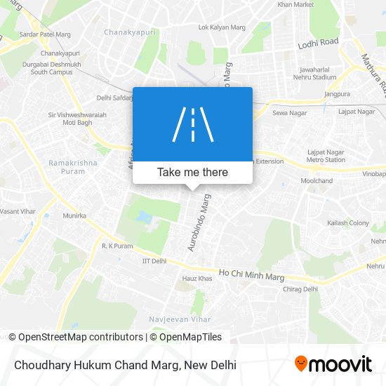 Choudhary Hukum Chand Marg map