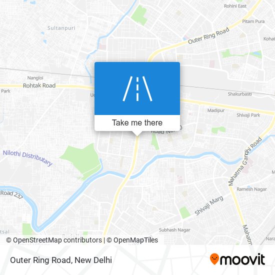 Outer Ring Road map