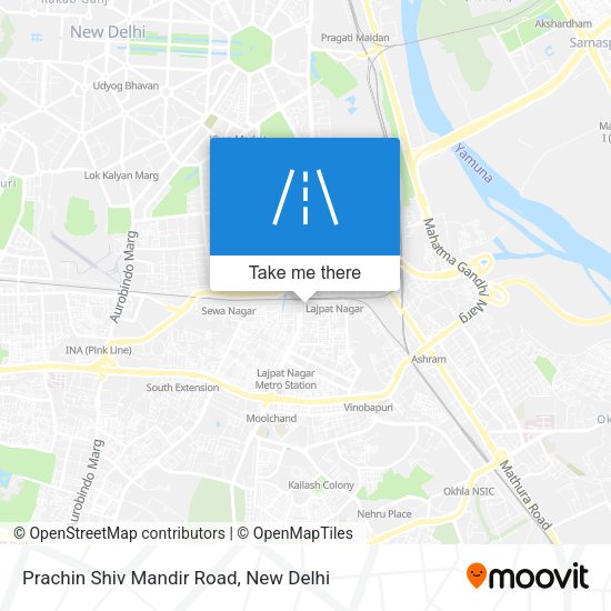Prachin Shiv Mandir Road map