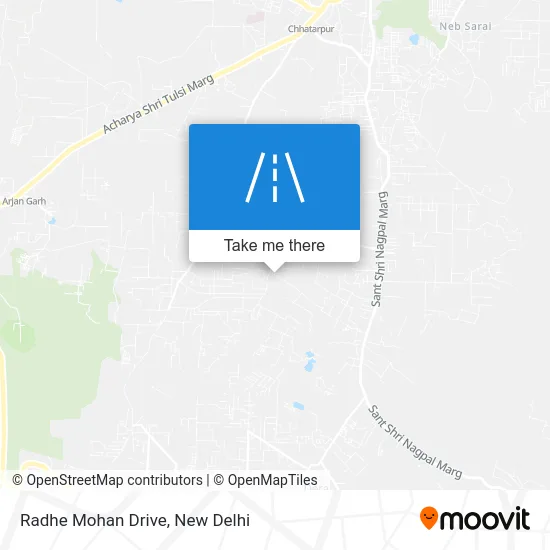 Radhe Mohan Drive map