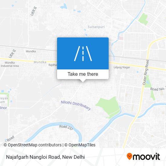 Najafgarh Nangloi Road map