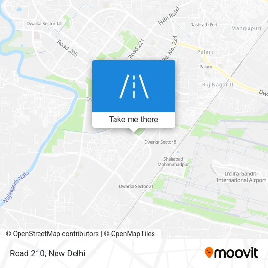 Road 210 map