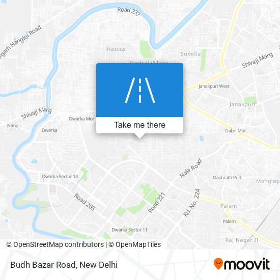 Budh Bazar Road map