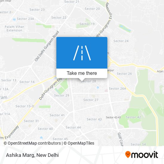 Ashika Marg map