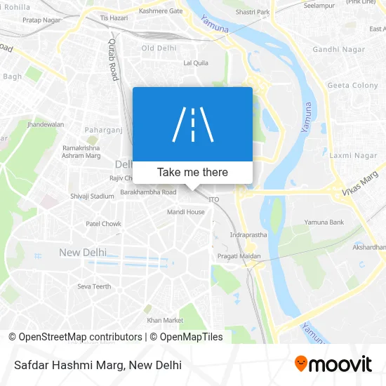 Safdar Hashmi Marg map