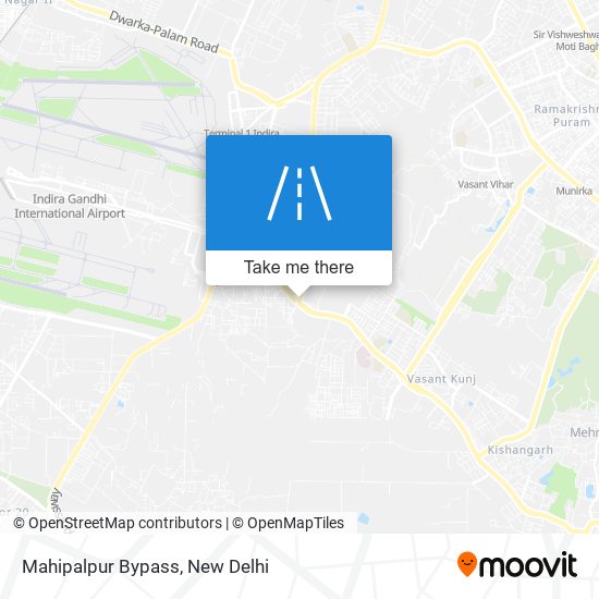 Mahipalpur Bypass map