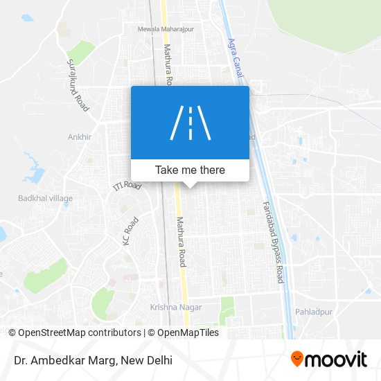 Dr. Ambedkar Marg map