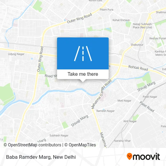 Baba Ramdev Marg map