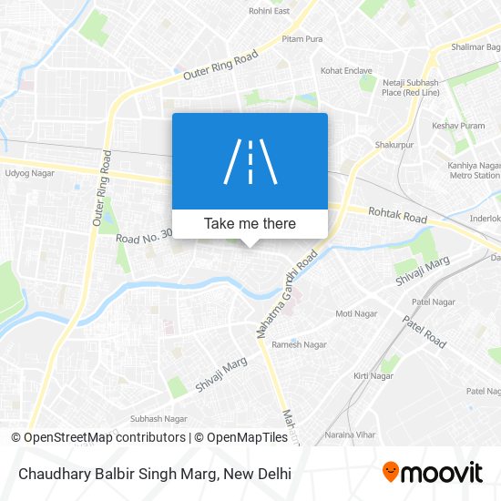 Chaudhary Balbir Singh Marg map