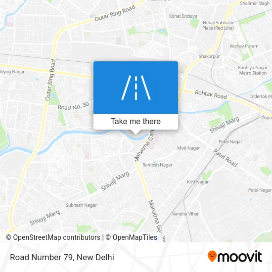 Road Number 79 map
