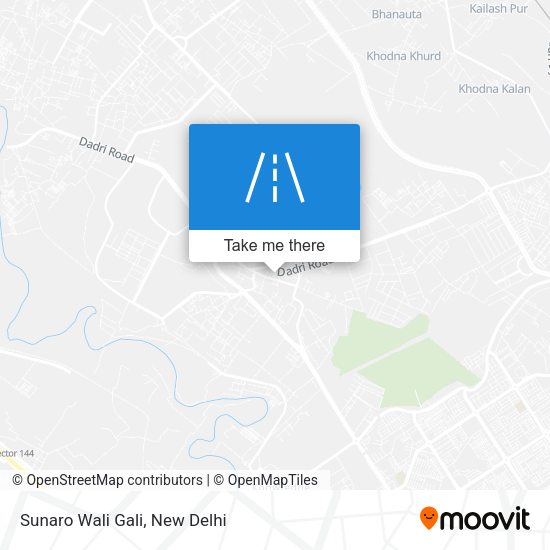 Sunaro Wali Gali map