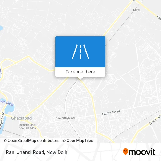 Rani Jhansi Road map