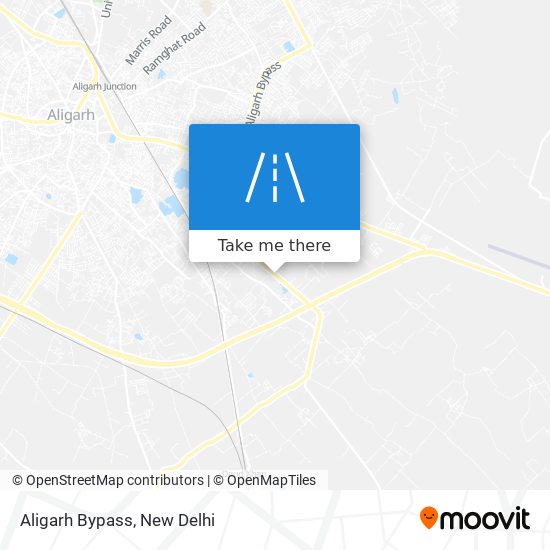 Aligarh Bypass map