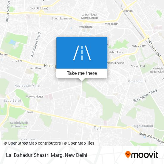 Lal Bahadur Shastri Marg map