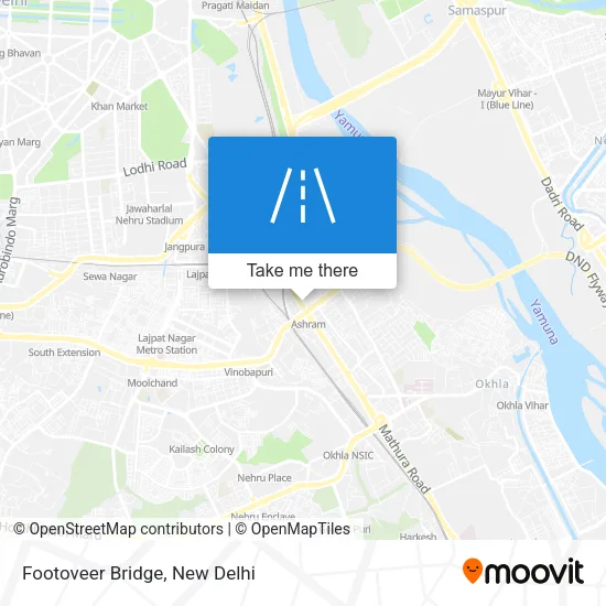 Footoveer Bridge map