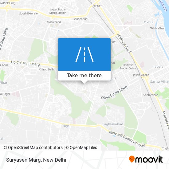 Suryasen Marg map