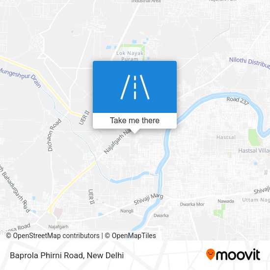 Baprola Phirni Road map