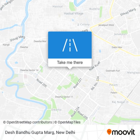 Desh Bandhu Gupta Marg map