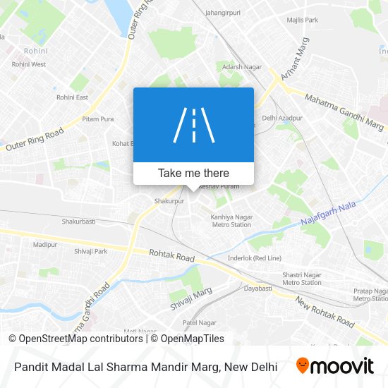 Pandit Madal Lal Sharma Mandir Marg map