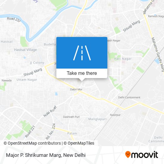 Major P. Shrikumar Marg map